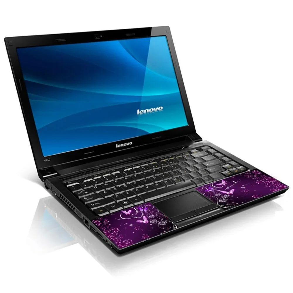 LSS 15.6 & 17.3 Inches Laptop Notebook Skin Sticker Decal,Purple Heart Butterfly